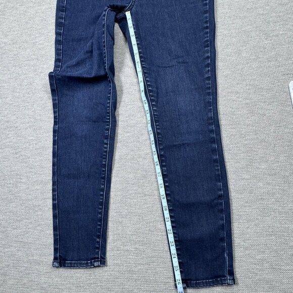 Eddie Bauer Womens Blue Denim Slightly Curvy High Rise Skinny Jeans Size 6 - Picture 11 of 13